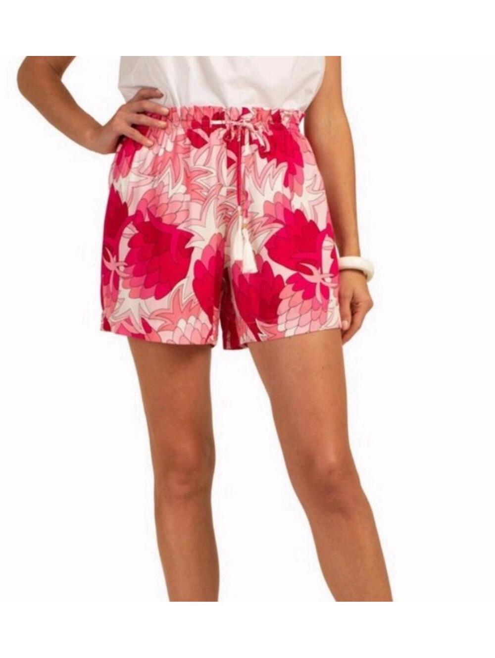 NWT Trina Turk Sierra Shorts Flower Child Pink Size Xs